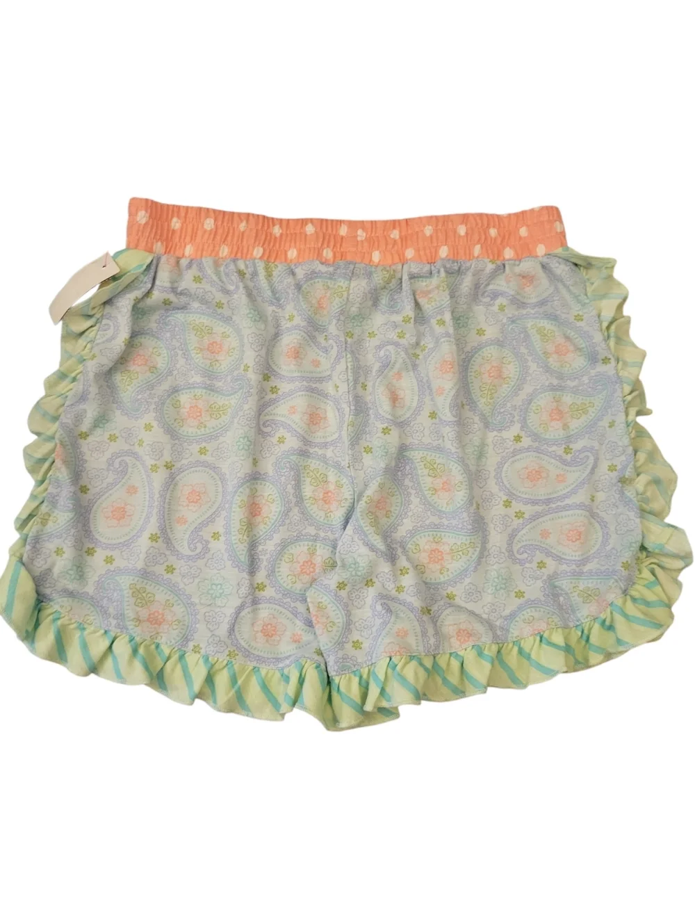 Matilda Jane Shorts Paisley Ruffled Pastel Girls‎ Size 12